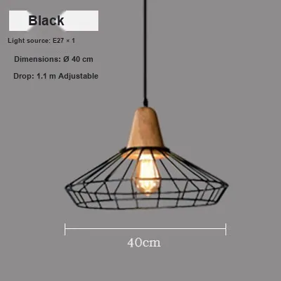 Industrial Single-Head Chandelier — Dining Room — view 10
