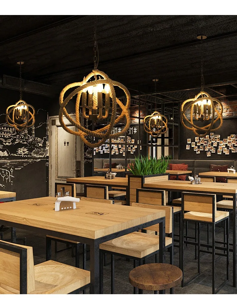 工业风吊灯 — 服装店、餐厅、吧台 — 第 11 张