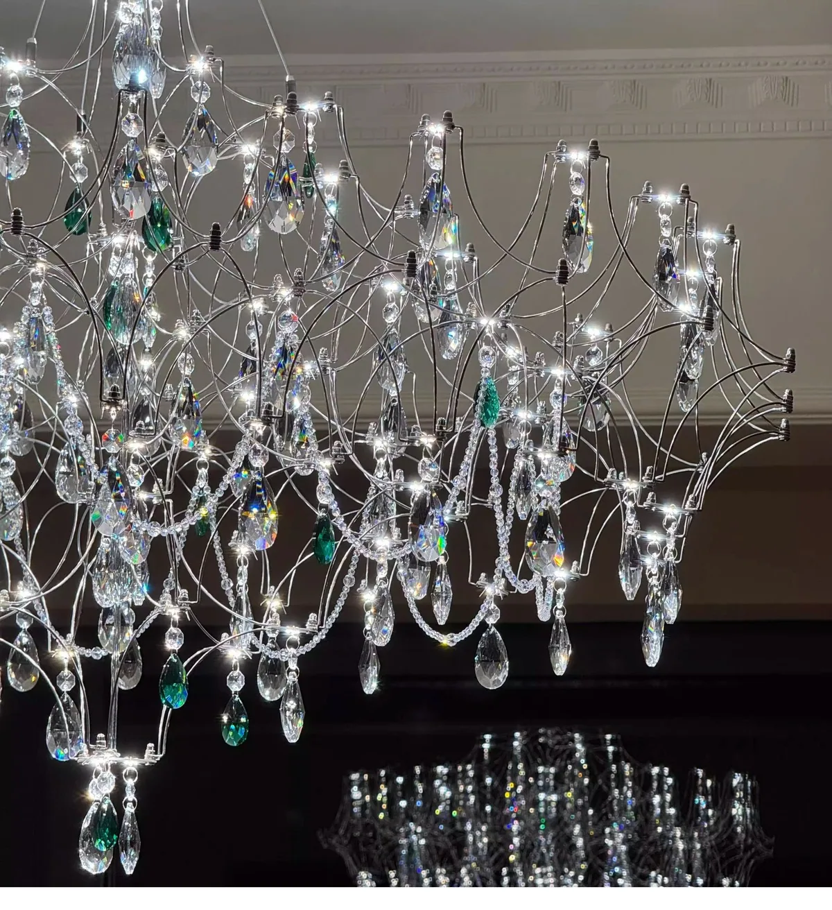 Light Luxury Crystal Chandelier — Living Room, Bedroom & Dining Room — view 9