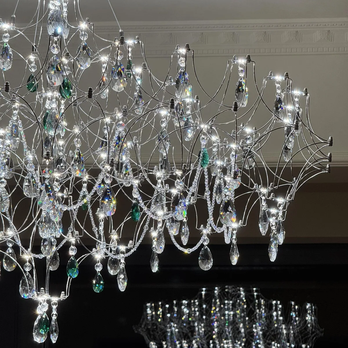 Light Luxury Crystal Chandelier — Living Room, Bedroom & Dining Room — view 5