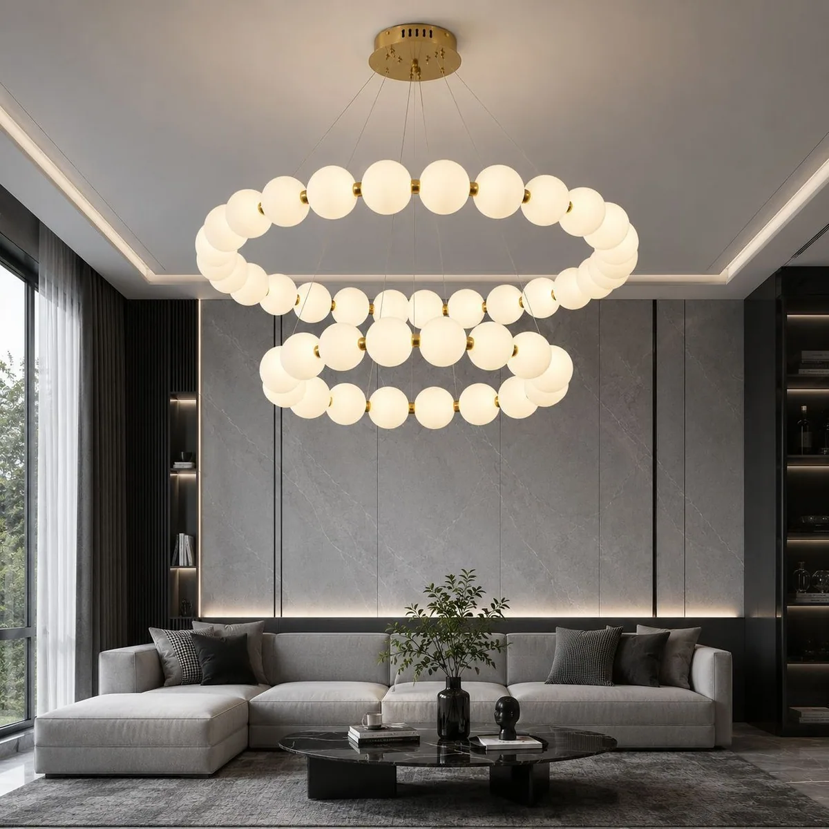 Nordic Chandelier — Living Room, Master Bedroom & Dining Room — view 8