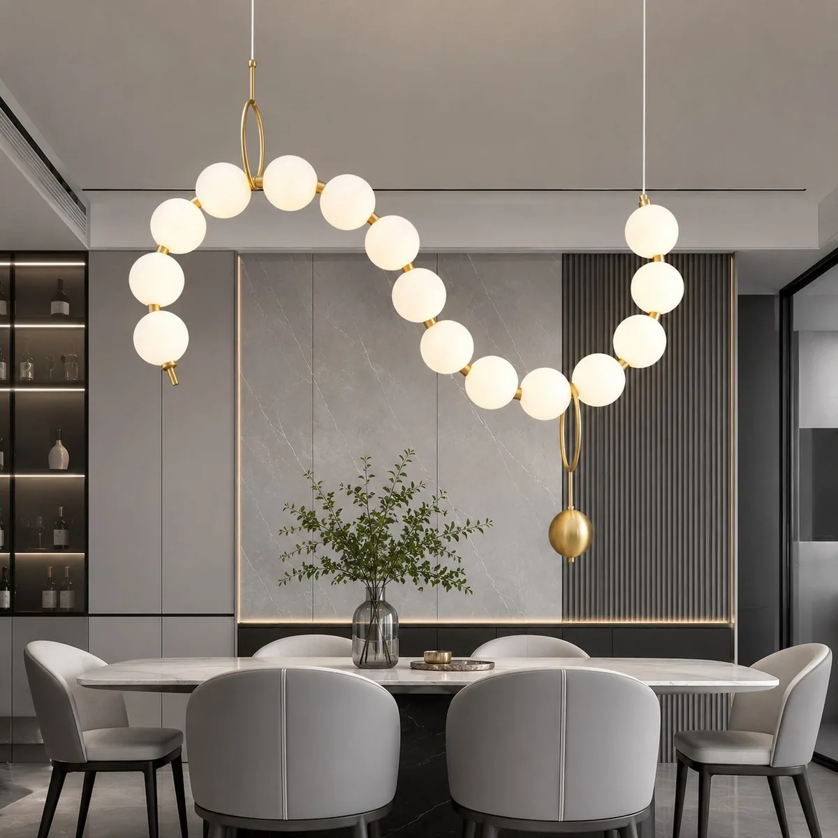 Nordic Chandelier — Living Room, Master Bedroom & Dining Room — view 1