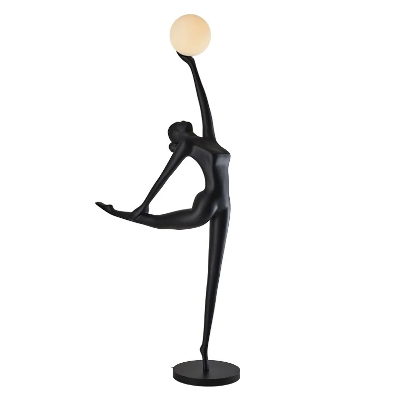 Post-Modern Figure Art Sculpture Floor Lamp — Light Luxury Series — view 5