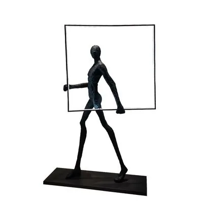 Modern Abstract Figure Sculpture — Mall & Outdoor Art — view 9