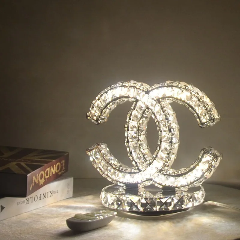 LED Crystal Table Lamp — Hotel, Bedroom & Bedside — view 2