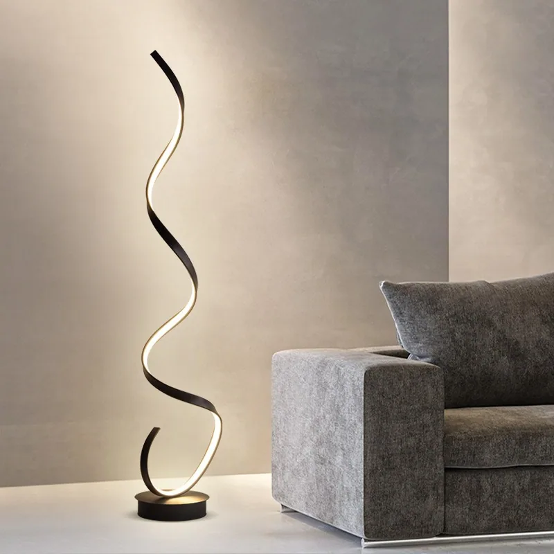 Modern LED Remote-Controlled Floor Lamp — Living Room & Bedroom — view 1