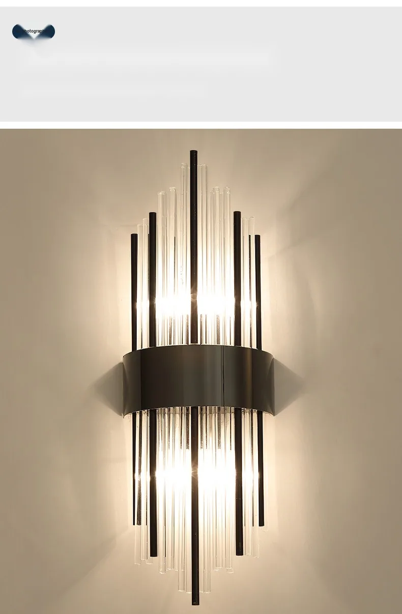 Nordic Crystal Wall Lamp — Stairwell, Living Room & Bedroom — view 14
