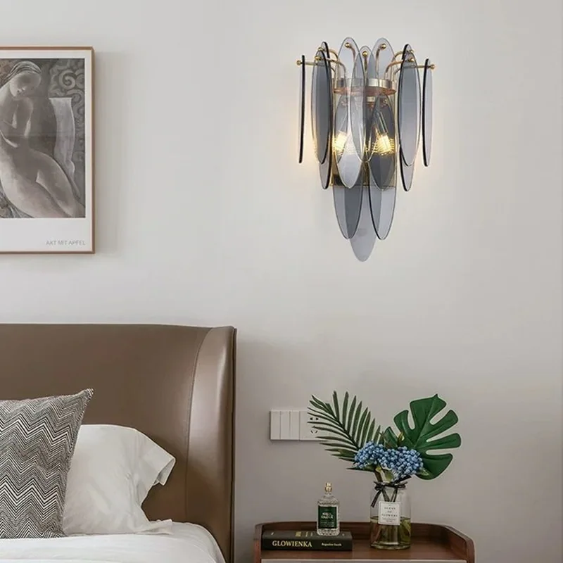 Nordic Crystal Wall Lamp — Stairwell, Living Room & Bedroom — view 3