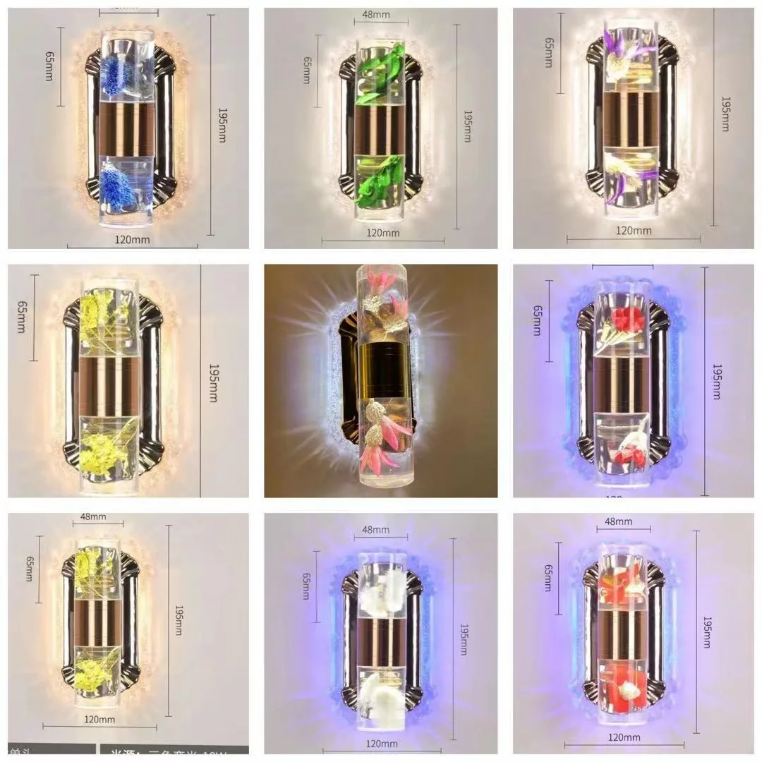 Vintage LED Crystal Wall Lamp — Living Room, Bedroom & Bedside — view 4