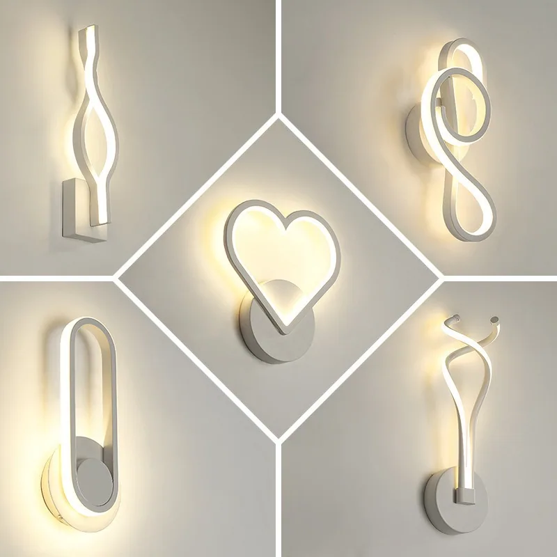 Minimalist Wall Lamp — Living Room, Bedroom & Bedside — view 1
