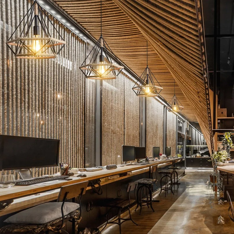 Industrial Chandelier — Dining Room & Café — view 10