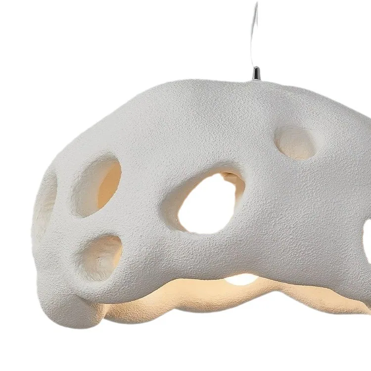 Wabi-Sabi Resin Chandelier — Living Room & Dining Room — view 5
