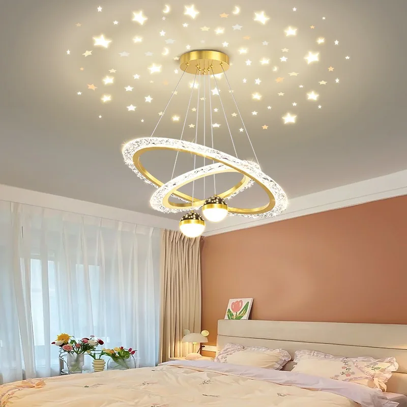 Modern Minimalist Chandelier — Living Room, Bedroom & Dining Room — view 4