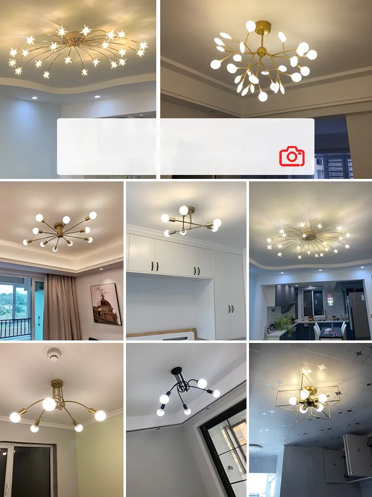 Modern Minimalist LED Ceiling Light — Living Room & Bedroom — view 3
