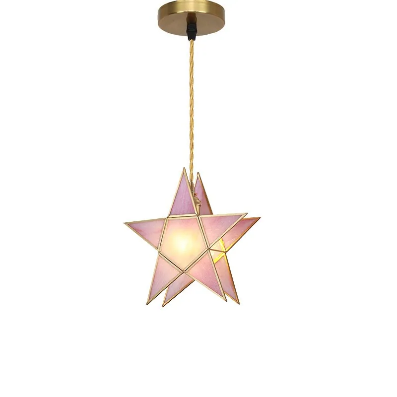 Modern Minimalist Solid Brass Chandelier — Boutique, Bedroom & Bedside — view 4