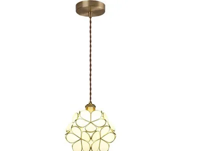 Modern Minimalist Solid Brass Chandelier — Boutique, Bedroom & Bedside — view 7