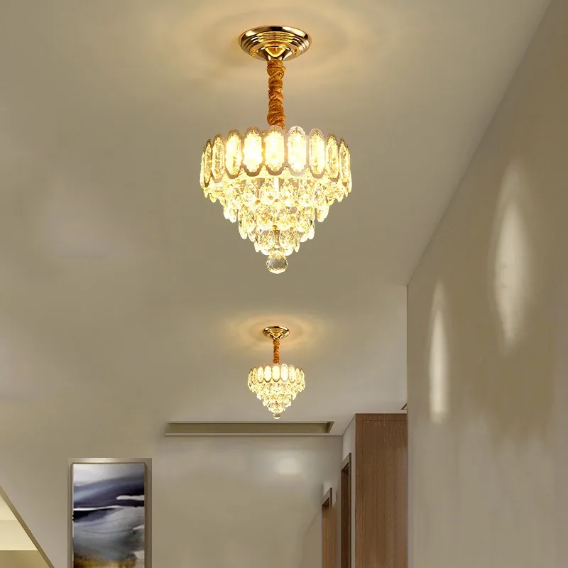 Modern LED Crystal Chandelier — Living Room, Bedroom & Dining Room — view 9