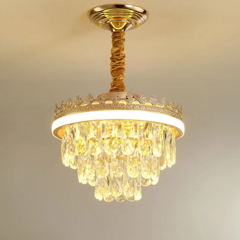 Modern LED Crystal Chandelier — Living Room, Bedroom & Dining Room — view 6