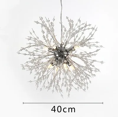 Modern Crystal Chandelier — Living Room & Master Bedroom — view 6