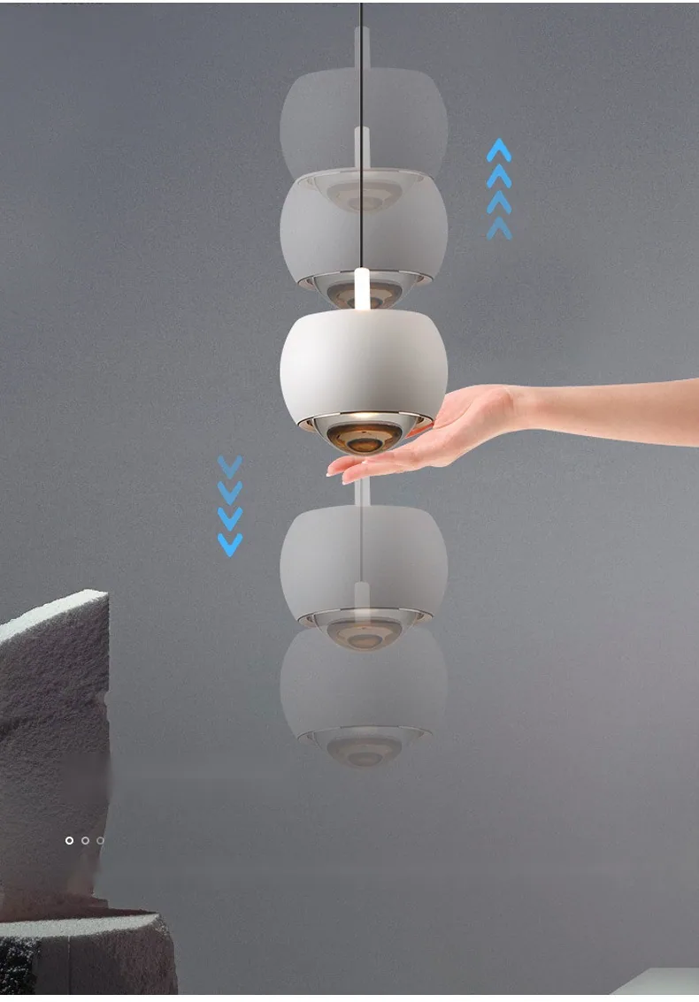 Minimalist Chandelier — Bedside, Dining Room & Bar Counter — view 12