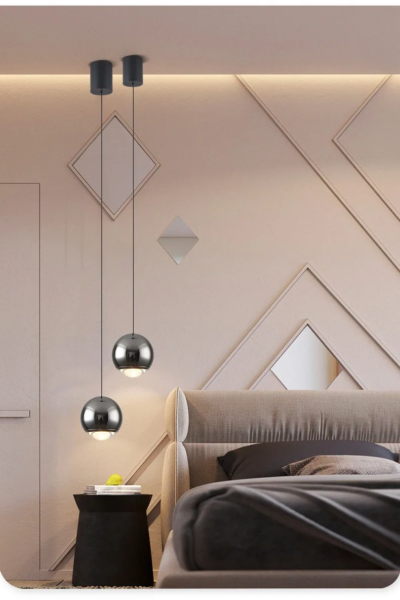 Minimalist Chandelier — Bedside, Dining Room & Bar Counter — view 15