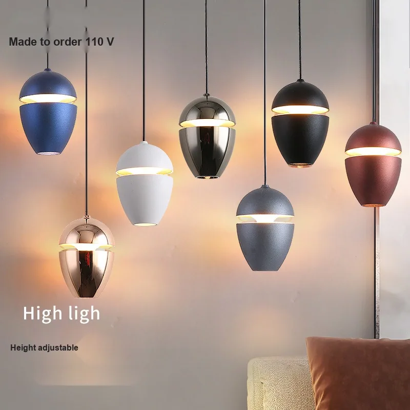 Modern Minimalist Chandelier — Bedroom, Bedside & Bar Counter — view 1