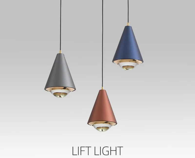 Light Luxury Cord-Hung Chandelier — Bedside & Bar Counter — view 1