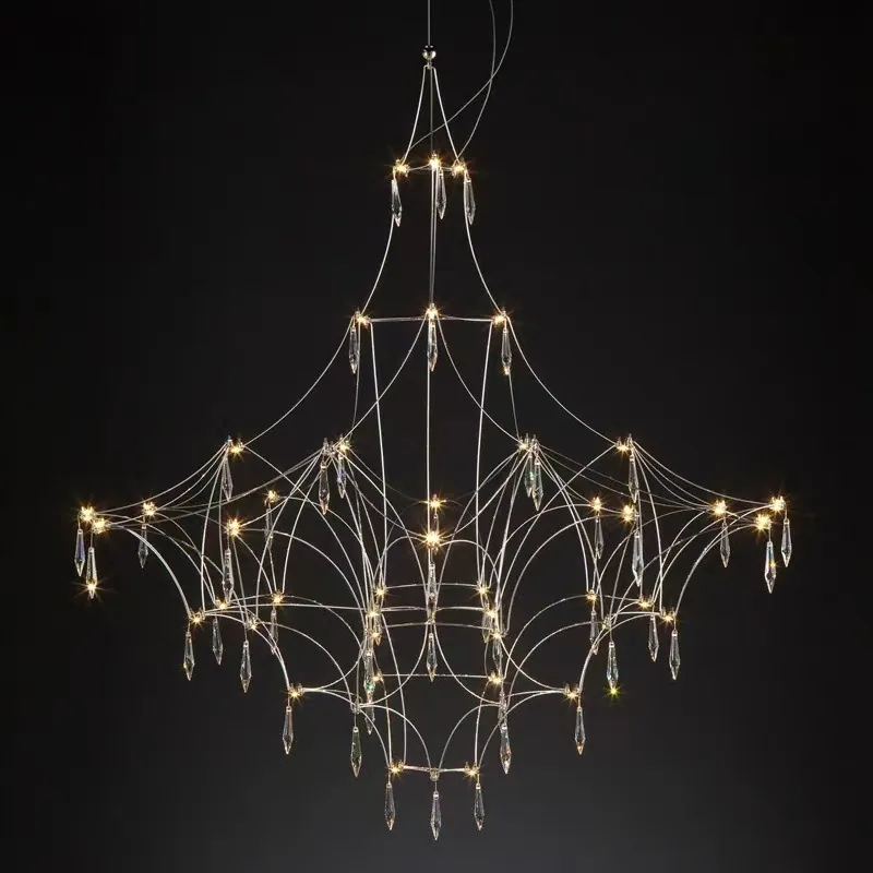 Modern Minimalist Chandelier — Boutique, Living Room & Reception — view 7